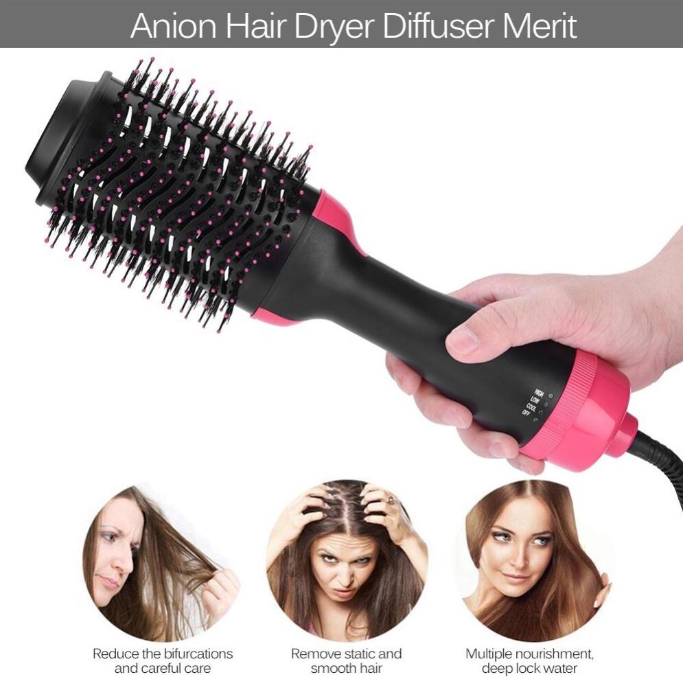 Electric Hair Dryer Comb Straightener Hair Curling | Beauty Product - Crazy Dream Deals