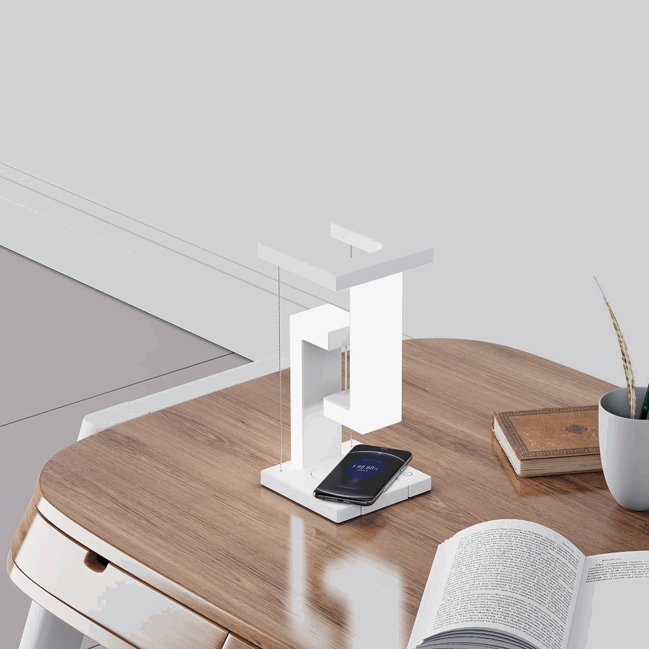 Smartphone Wireless Charging Table Lamp