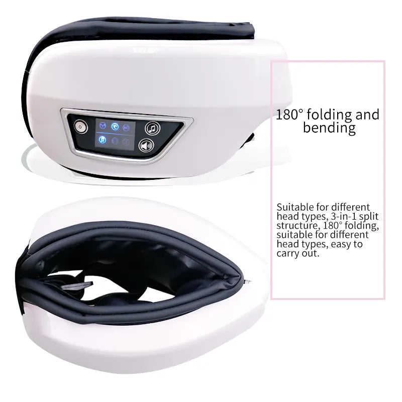 Eye Massager With Heat Airbag Vibration And Bluetooth Music | Eye Care | Sleeping Solutions - Crazy Dream Deals