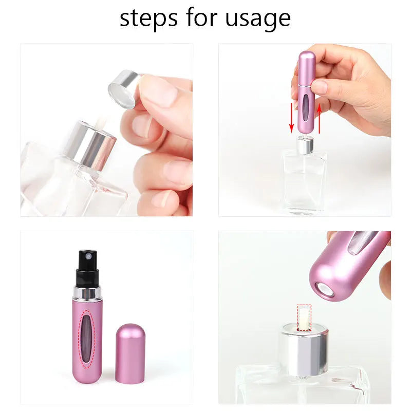 Portable Perfume Refill Bottle Mini Refillable Spray| 5ml |  Gift Accessories - Crazy Dream Deals