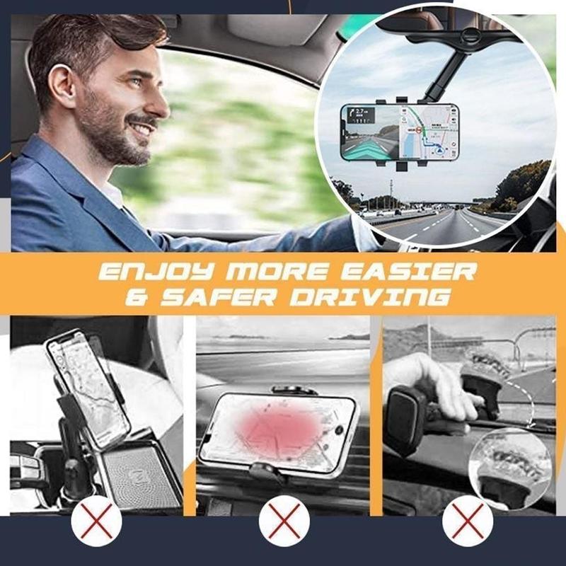 Car Rearview Mirror Phone Holder Car - Crazy Dream Deals