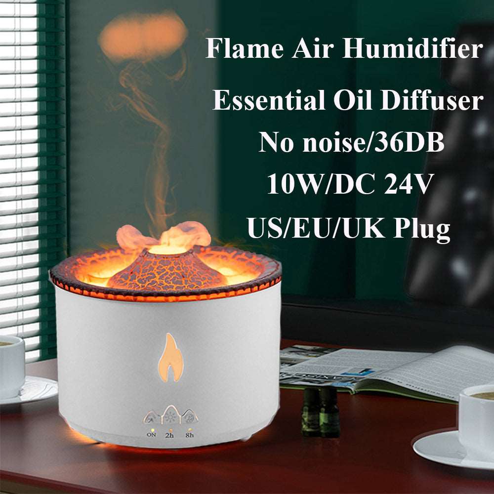 Air Flame Humidifier Diffuser Oil Humidifier | Home improvements - Crazy Dream Deals